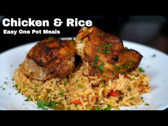 How To Make Chicken & Rice | Easy One Pot Recipes #MrMakeItHappen