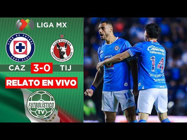 CRUZ AZUL vs TIJUANA EN VIVO  LIGA MX - LIGUILLA APERTURA 2024  RELATO EN DIRECTO