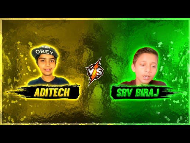 SRV BIRAJ VS ADITECH | 1V1| MOBILE VS PC