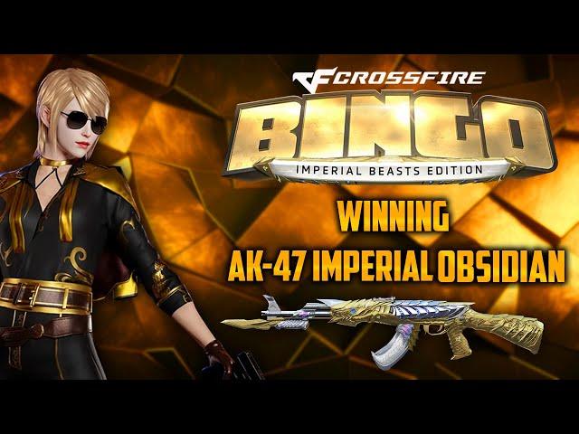 Crossfire West : Bingo Imperial Beasts Edition 2024 - Winning AK-47 Imperial Obsidian