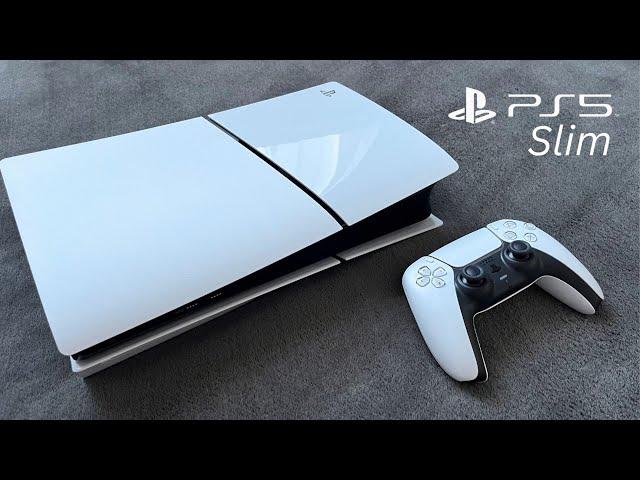 PS 5 Slim unboxing and testing - ASMR