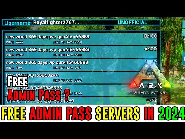 Best Helping Server - Free Admin pass ? Join Fast Ark Survival Evolved Mobile [HINDI]
