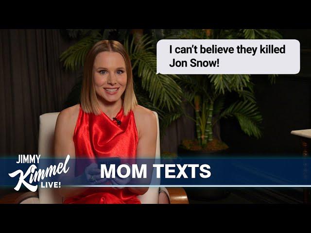 Celebrities Read Texts from Their Moms #4