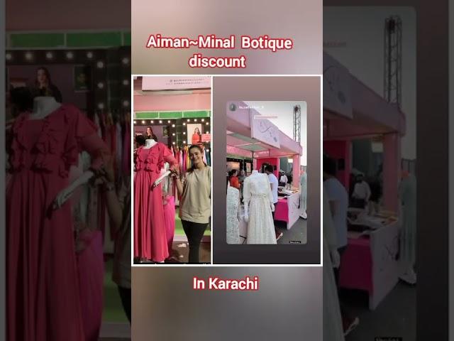 Aiman khan & Minal khan clothing brand Sale In Karachi #eidcollection #minalkhan #aimankhan #sale