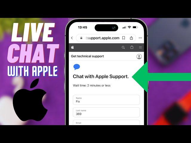 How To Live Chat With Apple Support! [Directly Access]