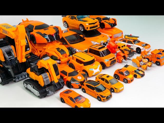 Orange Color Transformers RID Prime Beast Hunters Carbot Tobot Vehicle Transformation Robot Car  toy