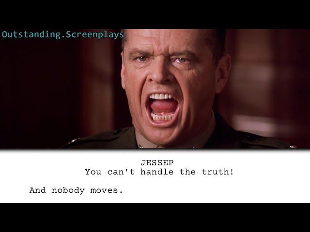 A Few Good Men - You can’t handle the truth! + Screenplay Download | Script to Screen | Screenplayed