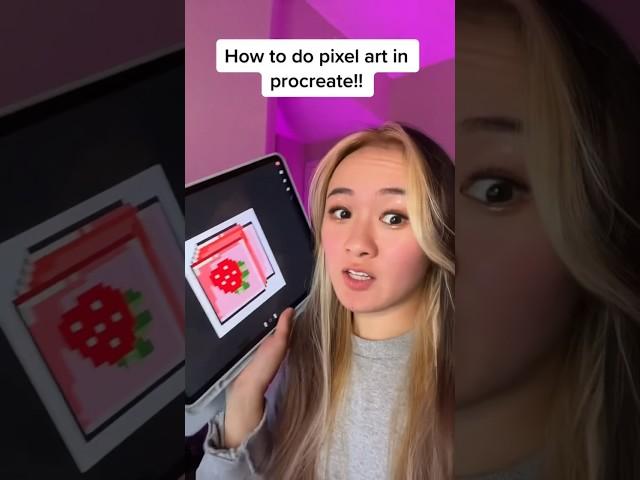 How to do pixel art in Procreate #twitch #twitchstreamer #streamer