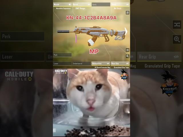 KN-44 for MP #gunsmithcodm #loadout #callofduty #codm #codmobile #codmtamil #shorts #gaming #live