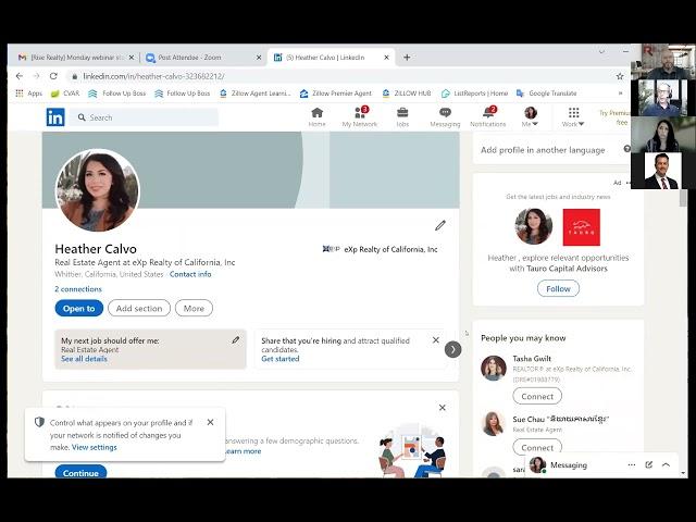 LinkedIn profile building for real estate agents│Rise Realty