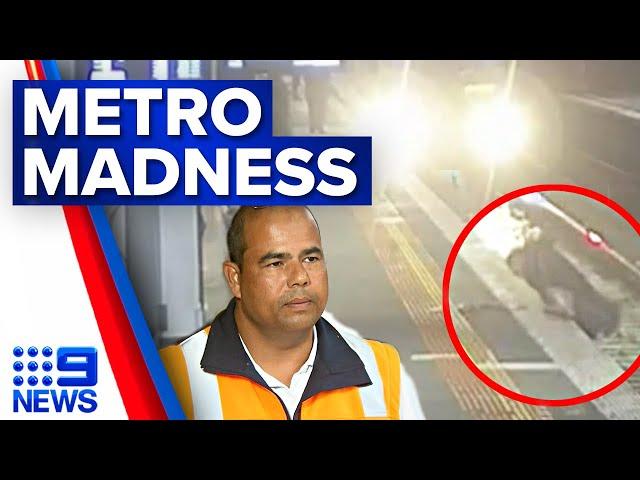 Shocking near misses with trains leaving drivers traumatised | 9 News Australia