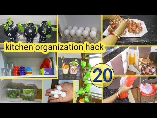 20 practical ways kitchen organization ideas/time & money saving ideas /brilliant hack