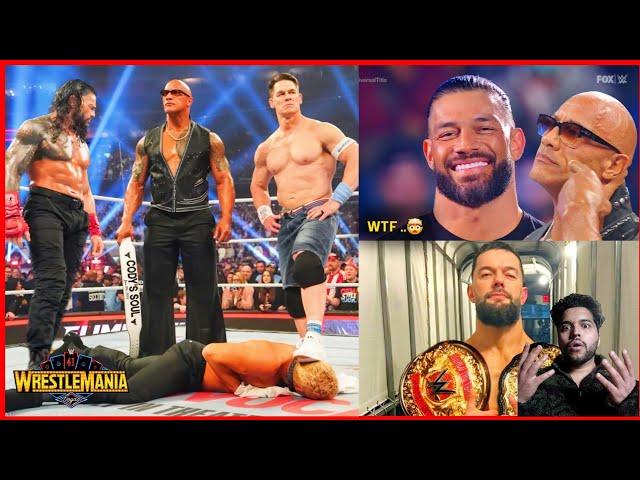 'Holy Fu.. .. Roman is the 3rd Guy !! Cena Confirm Champion, Roman JOINS ROCK at  WrestleMania 41