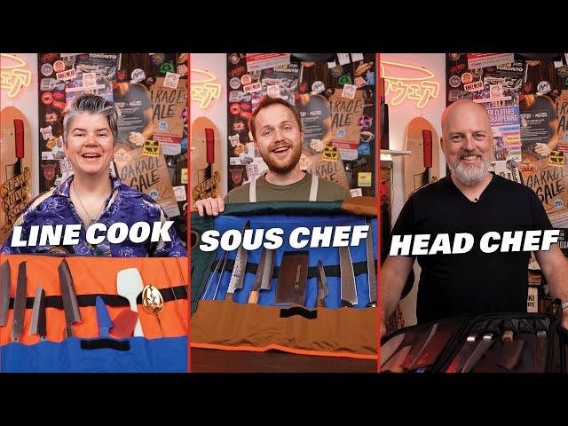 3 Levels of Chef Build Their Dream Knife Kit