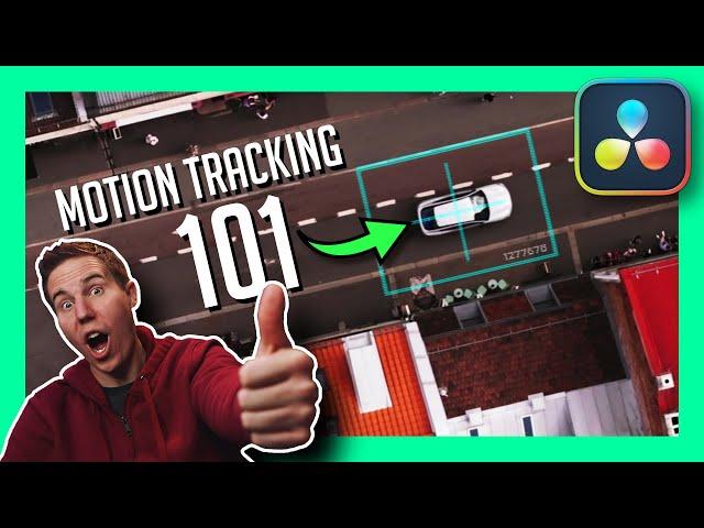 Basic Motion Tracking in DaVinci Resolve 18.6 - Blackmagic Fusion for Beginners 2024