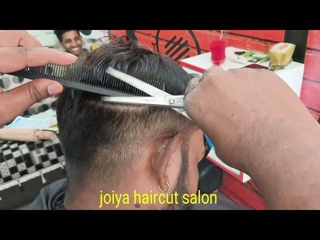 zero fade one side haircut ️ trends 2024 joiya haircut salon mahmadpur kunpura