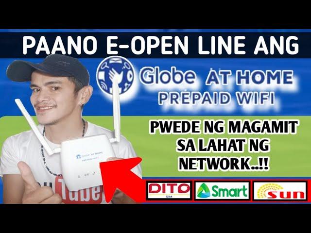 PAANO E-OPEN LINE ANG GLOBE AT HOME PREPAID WIFI? | SIMPLE STEPS | Small King Vlogs