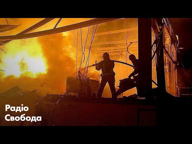 Ракетні удари по Одесі 9 травня: масштабна пожежа у торгівельному центрі