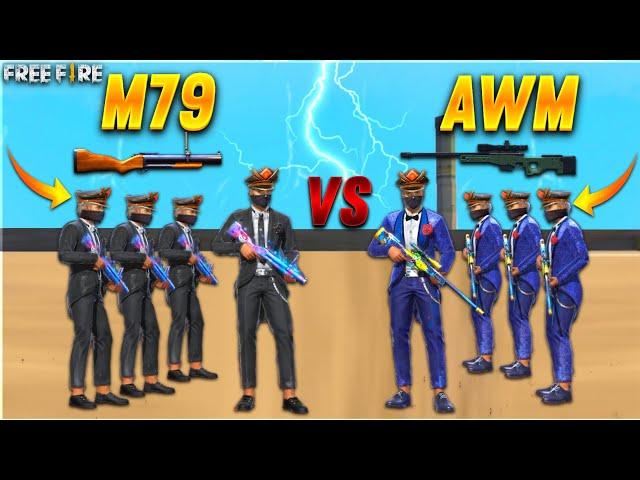 M79 vs AWM FACTORY CHALLANGE 4 VS 4 | BEST CLASH SQUAD CHALLANGE AS GAMING- free fire