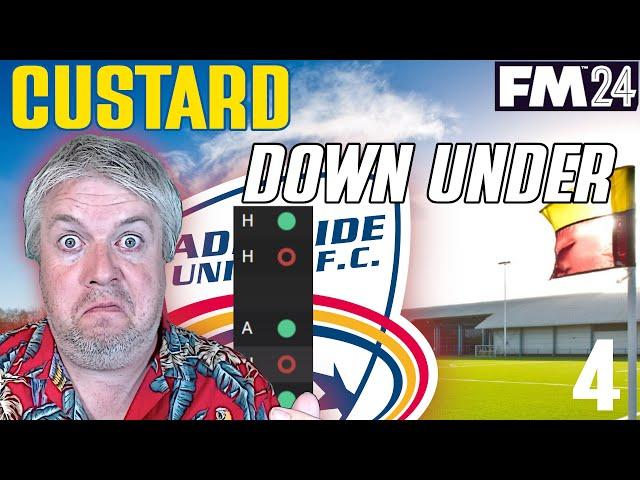 FM24 - CUSTARD DOWN UNDER - Adelaide United - Win One. Lose One - 4