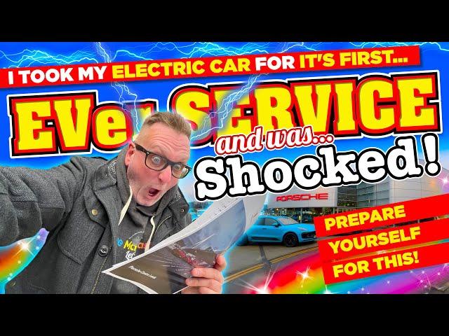 I took my ELECTRIC CAR for its first EVer SERVICE and was SHOCKED! Prepare yourself for this...