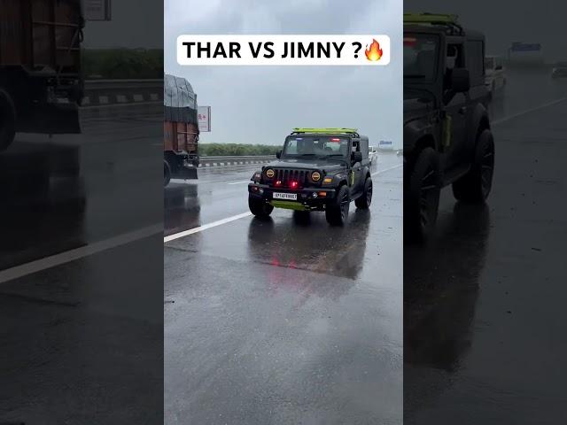 Thar vs jimny !! 22 inch alloy wheel in thar !! Who is the best