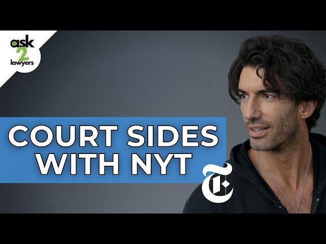 Court Rules in Favor of NYT in Baldoni's Defamtion Lawsuit