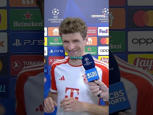 Thomas Muller, funniest man in football ️