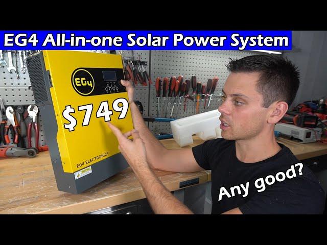 $749 EG4 All-in-one Solar System: 3000W Inverter, 5000W MPPT, 80A Battery Charger