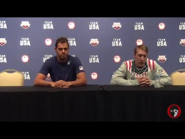 Olympic Media Day Press Conference: Michael Andrew, Chase Kalisz