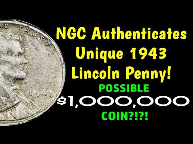 Unique 1943 Lincoln Penny Might Be The Next $1,000,000 Coin! - Now's The Time To Search!!