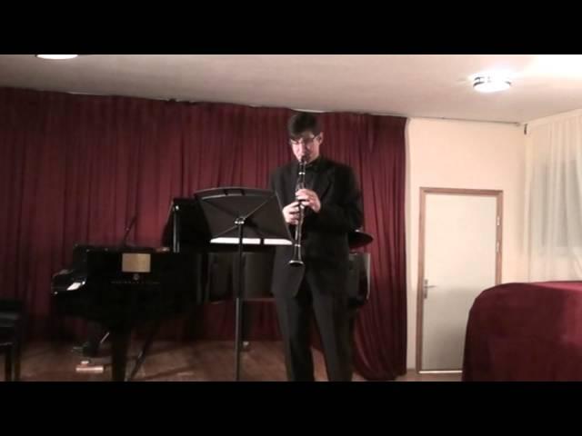 E. Vahl: "Chassidic Melody" for clarinet solo Victor Vatmacher, clarinet