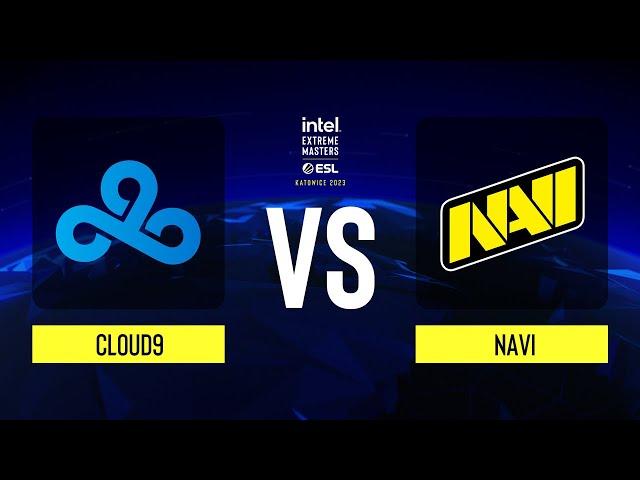 Cloud9 vs. NaVi - Map 1 [Ancient] - IEM Katowice 2023 - Upper bracket