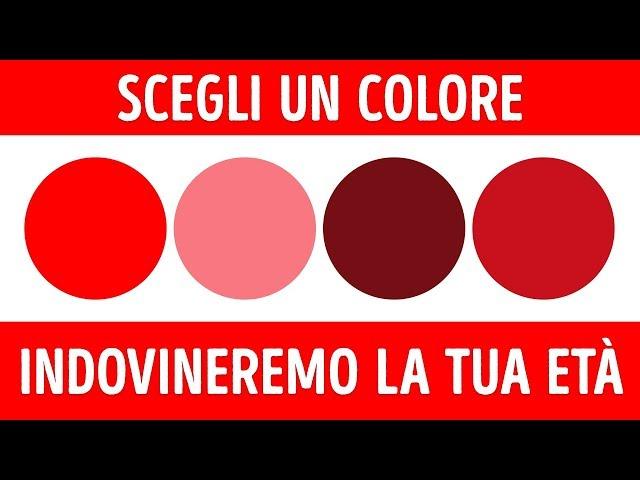 Test sui colori che può rilveare la tua età mentale  Age