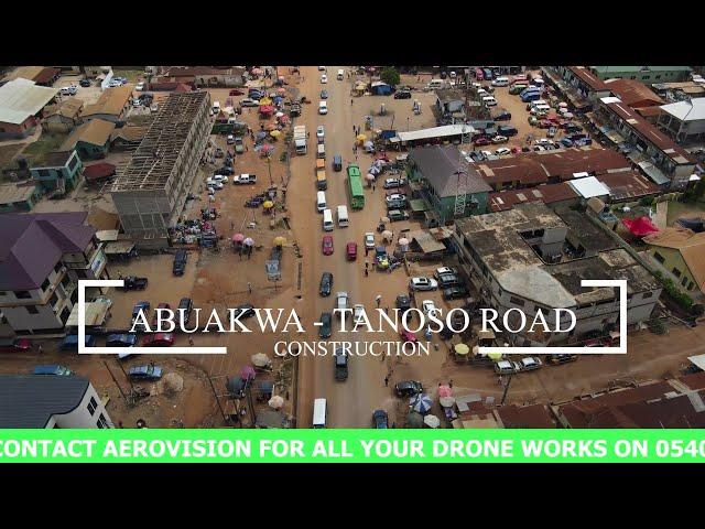 Update On Abuakwa - Tanoso Road In Kumasi || Ghana