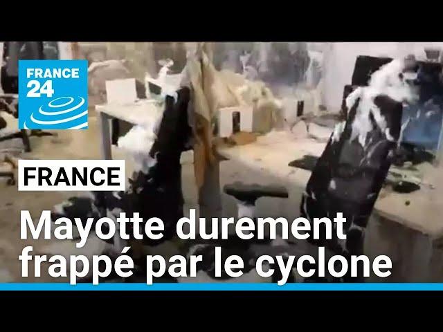 Mayotte durement frappé par le cyclone Chido, au moins deux morts • FRANCE 24