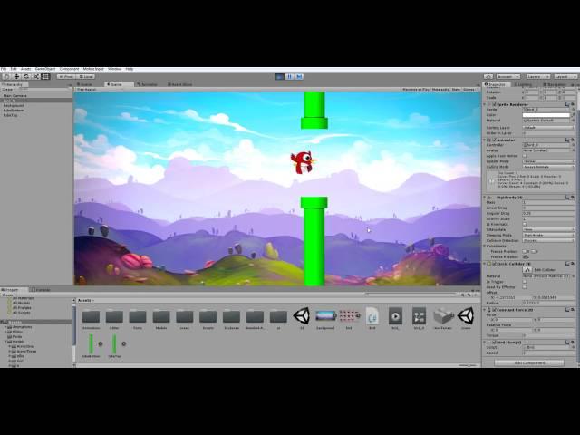 Как сделать игру на Unity 5 #35 Создание 2D игр
