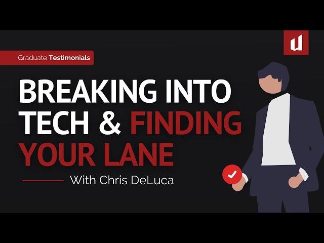 Breaking Into Tech And Finding Your Lane With Chris DeLuca | Uvaro Graduate Testimonials