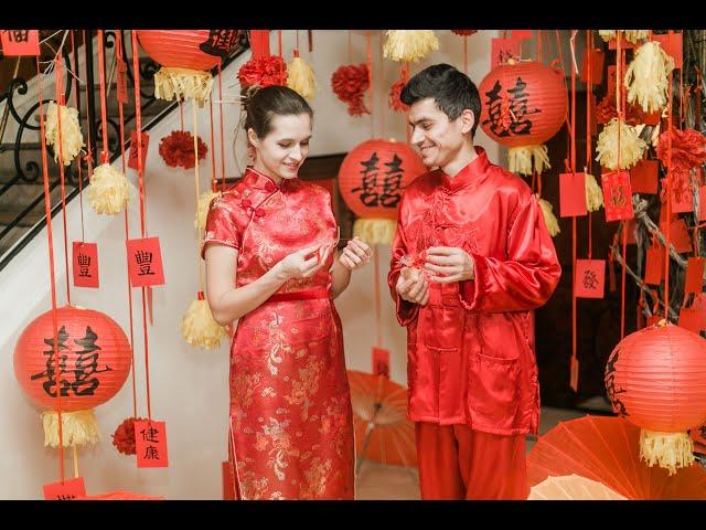 Chinese music. Violin duet Anticona.