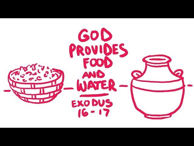 God Provides Food and Water Bible Animation (Exodus 16-17)