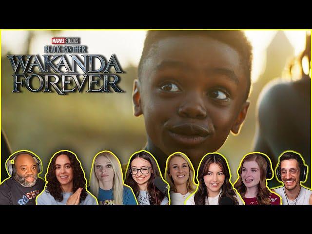 Reactors Reactions to KING T'CHALLA'S SON REVEAL |  Black Panther: Wakanda Forever (2022)