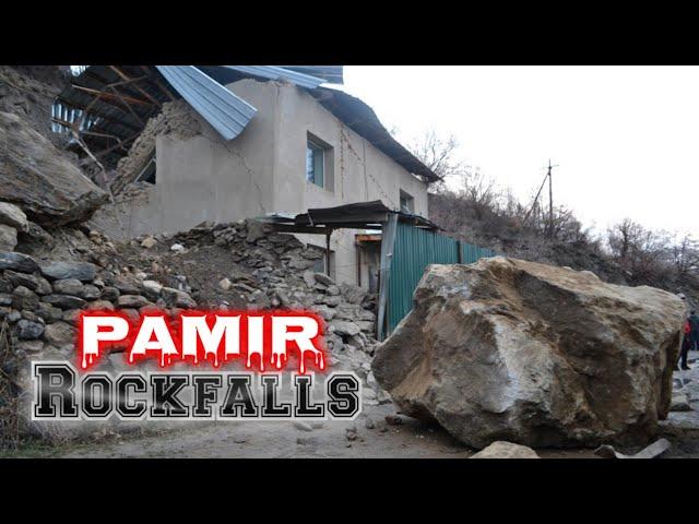 Памир|Камнепады|Pamir|Rockfalls