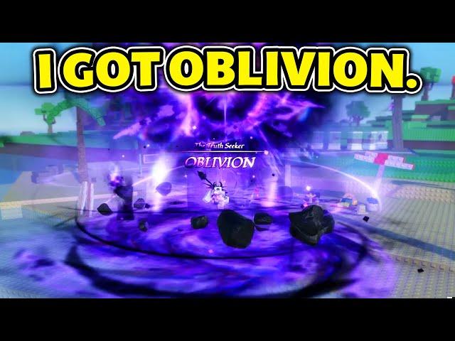 I GOT OBLIVION IN SOL'S RNG...