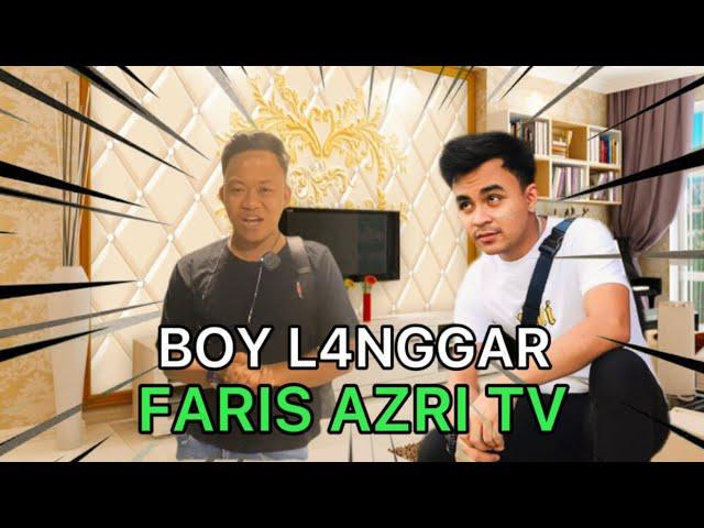 HAAA BOYRAA L4NGGAR FARIS AZRI TV??? BUAT SURPRISE KE FARIS!!!