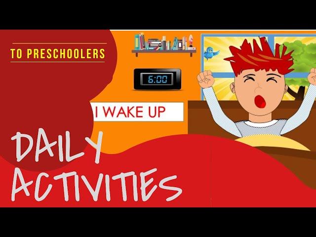 My daily routine - My day - Learn english for kids-Educational videos-kids.