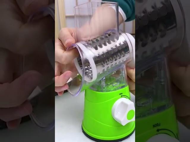 Multifunctional vegetable cutter hand rotary grater three-in-one drum vegetable cutter#vegetable