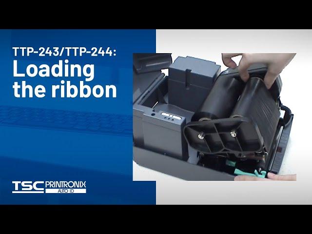 TSC TTP-243/TTP-244: Loading the ribbon
