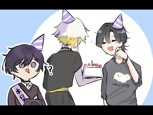 【手書き切り抜け】Happy BD to all...?【Shoto & Dacapo & Unnämed】