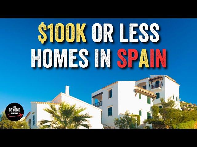 5 CHEAPEST places in SPAIN to Buy Property