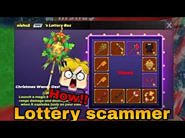 Exposing ''LOTTERY BOX SCAMMERS'' in Skyblock! This is how they scam